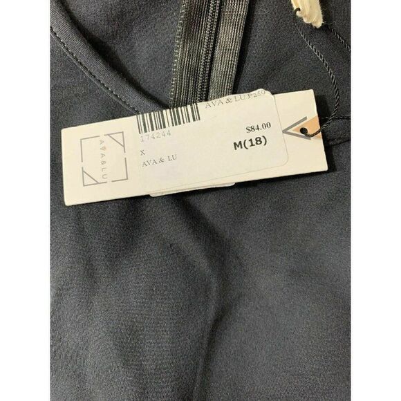 Ava & Lu Girls New Charcoal Gray Tank Top - Picture 6 of 6